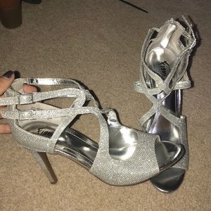 Silver heels!